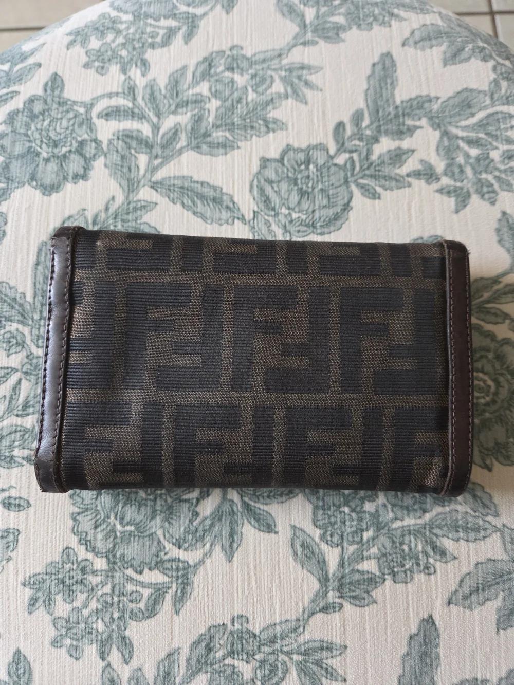 ❣️Vintage Fendi Zucca Canvas Trifold Continental Wallet❣️